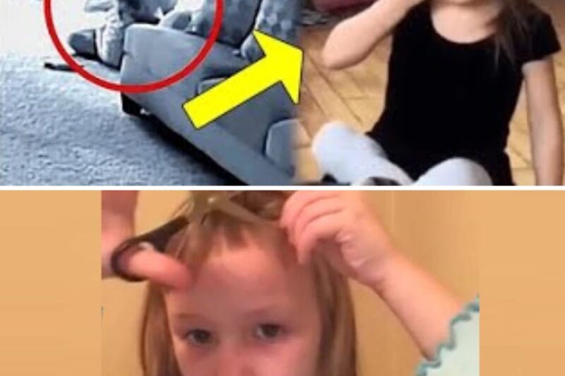 Girl Cuts Her Hair Every Time Grandma Babysits,Then Mom Installs Cameras…