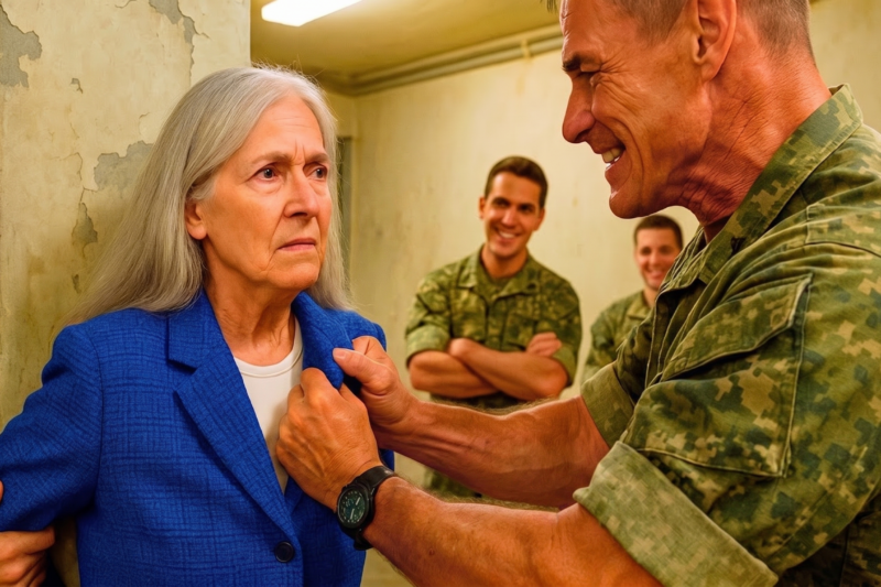 “I Warned You—I’m a Marine Combat Master!” — The Young Soldiers Thought the Quiet Woman at the Training Yard Was Just Another Visitor, Until They Closed In and Realized Too Late That the Woman They Had Mocked Was a Living Legend, a Decorated Marine Instructor Whose Name Was Still Whispered With Respect Across the Corps; What Happened Next Left the Whole Base Silent, the Commanding Officer Stunned, and Every Man in Formation Wondering How They Had Failed to Recognize One of America’s Most Feared and Respected Warriors Before She Finally Revealed the Truth Behind Her Legendary Past