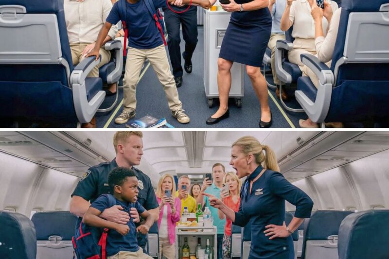 Flight Attendant Dragged Black Child Down Aisle — Seconds Later, His Mom Fired Everyone