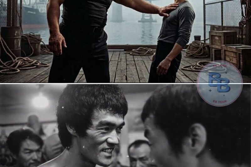 Bruce Lee Let Him Push First, That Was the Last Decision the Sumo Champion Made That Day.