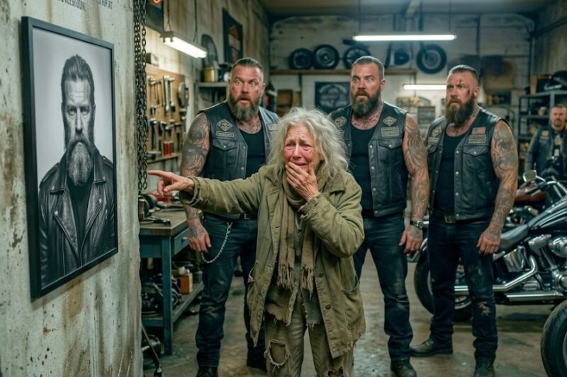 Homeless Old Woman Asks Hells Angels Boss: ‘Why Is My Son’s Photo On That Wall?’—The Truth Hit Hard