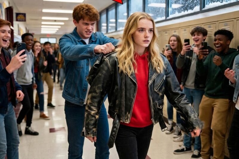 Bullied Girl Wore Her Grandpa’s Biker Jacket — By Dusk, 70 Riders Arrived