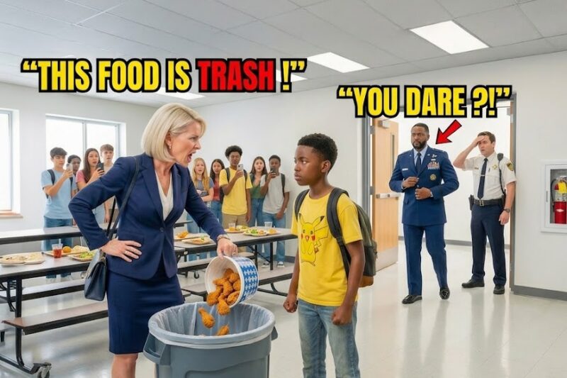 Teacher Threw Black Student’s Food Away — Until Father Walked In Wearing Military Uniform