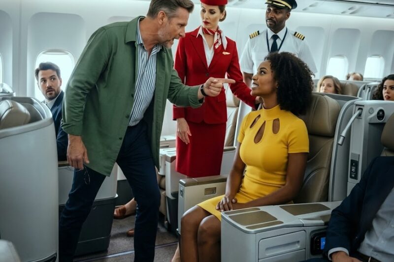 Arrogant Passenger Refuses to Sit Next to Black Woman — Then the Captain Makes a Shocking Announceme