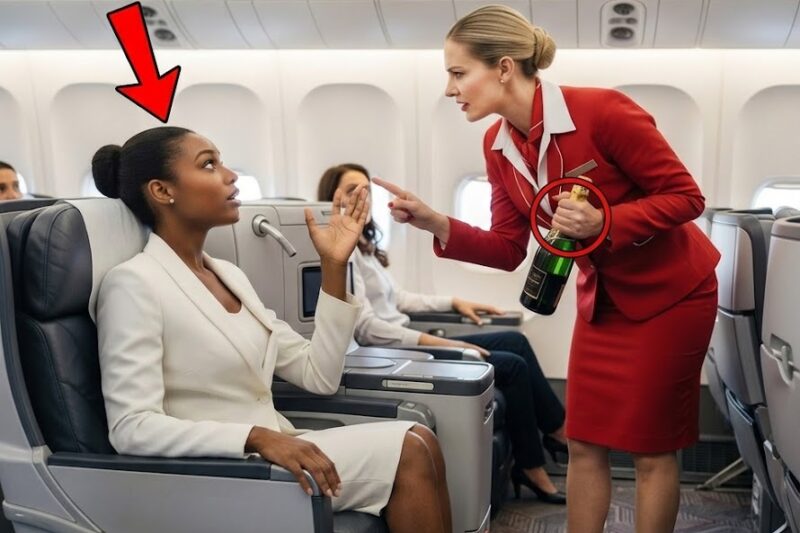 Black Passenger Denied Champagne in First-Class — She’s the CEO Who Signs Their Paychecks