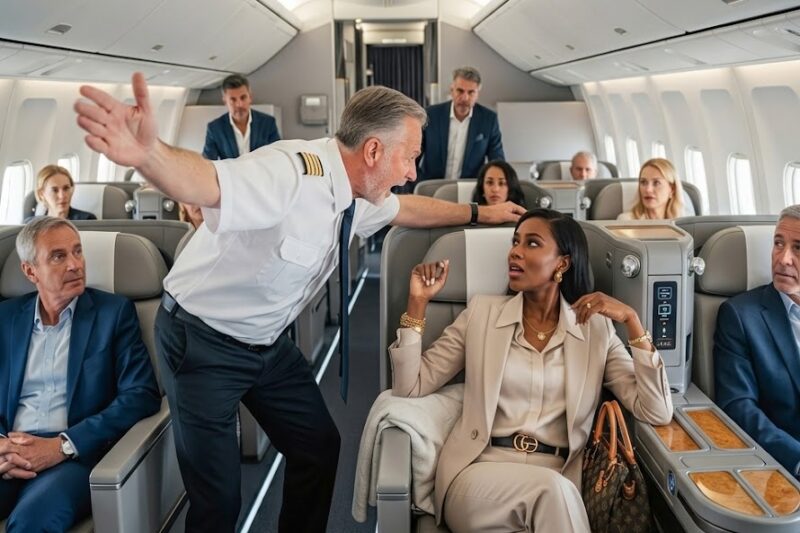 Pilot Orders Black Woman to Switch Seats — Unaware She’s the Billionaire Who Owns the Plane!