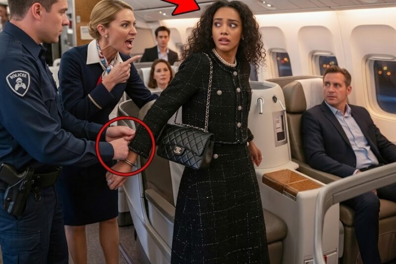 Black Teen Handcuffed Mid-Flight — Crew Freezes When Her CEO Father Walks In