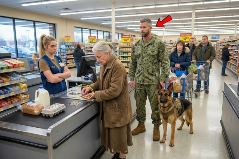 U.S. Navy SEAL Saw Elderly Woman Short $4.12 for BREAD — What His K9 Did Next STUNNED Everyone