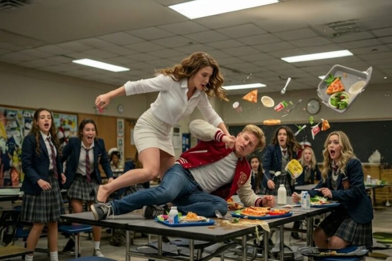Boys Attacked the New Girl in the Dining Hall — Within Moments, Their Laughter Turned Into Silence 