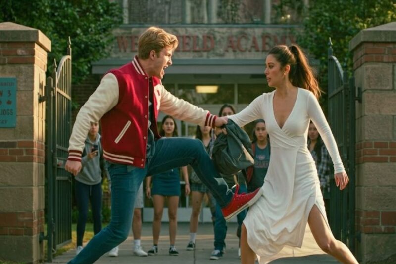They Kneed the New Girl to Humiliate Her —But Her Next Move Made Everyone Regret Ever Touching Her