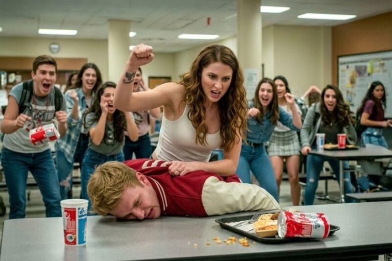 Three Boys Attacked the New Girl at Campus Diner — Until Her Combat Tattoo Spoke Louder Than Words