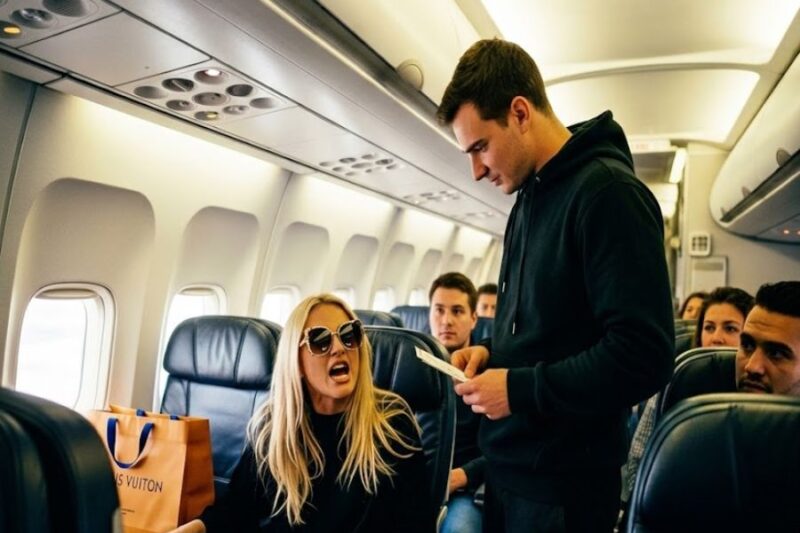 she Takes My Airplane Seat—But She Didn’t Expect What Happened Next!