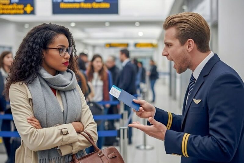 Black CEO Told to Use the Economy Line — She Cancels the Entire Flight With One Silent Gesture… 