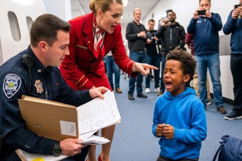 Flight Attendant Calls Police on 9-Year-Old Black Passenger — His Record Reveals Horrifying Facts 