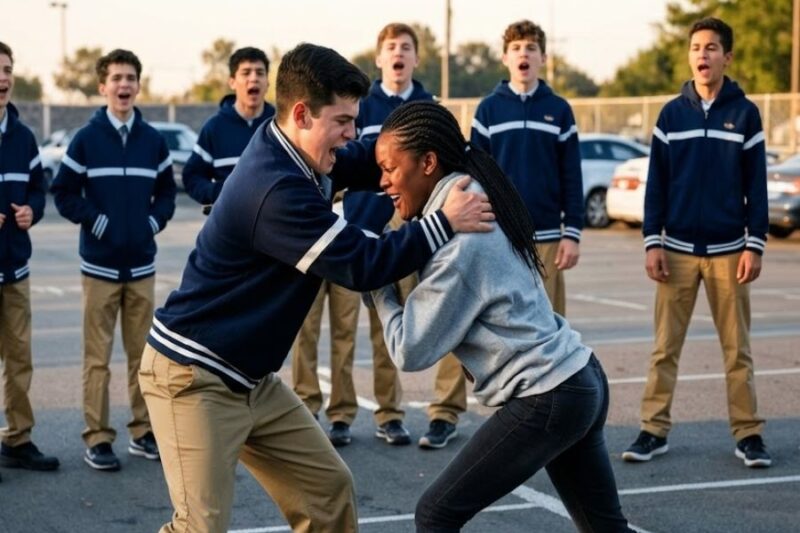 Bullies Corner a Black Girl in the Parking Lot — 7 Seconds Later, They’re All on the Ground!