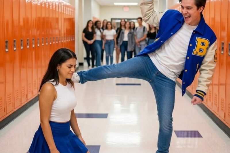 Bully Kicks the New Girl in the Hallway — Completely Unaware She’s a Black-Belt World Champion