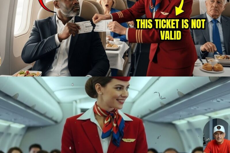 Flight Attendant Tears a Billionaire’s Ticket — But His Next Move Leaves the Entire Plane Speechless