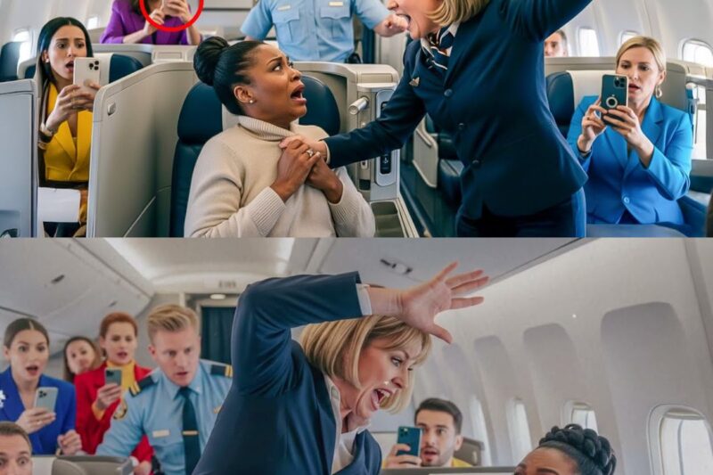 Get Out of First Class!” Attendant Slapped Black Woman — Then Froze When She Said “I Own the Plane