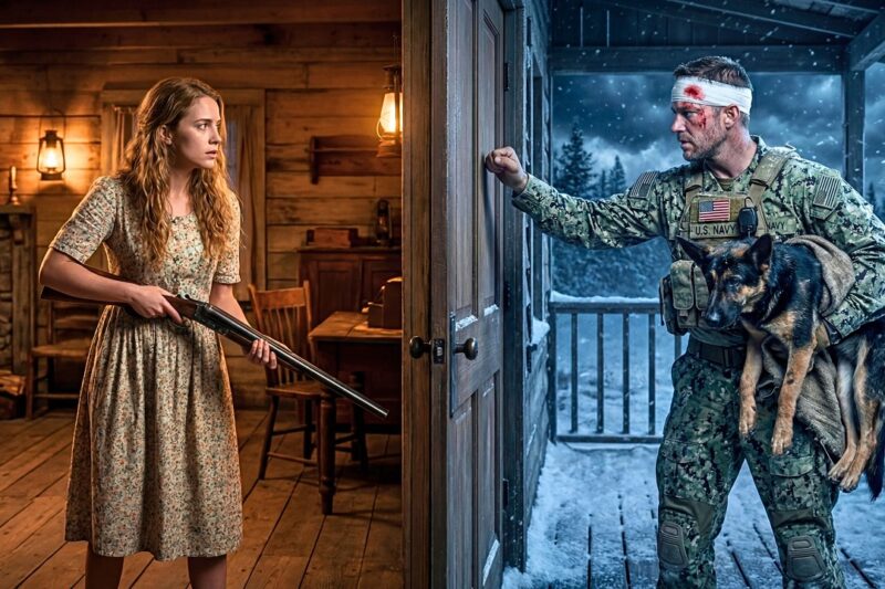 A Poor Girl Gave Shelter to a Wounded Navy SEAL and His Dog… Then He Gave Her Life Back