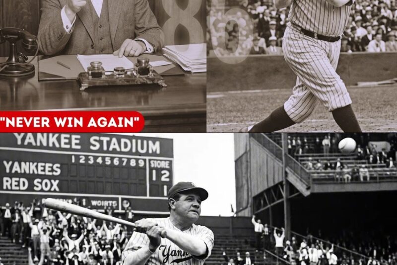 “The Secret Meeting Nobody Knows About — How Babe Ruth Cursed Boston For 86 Years”