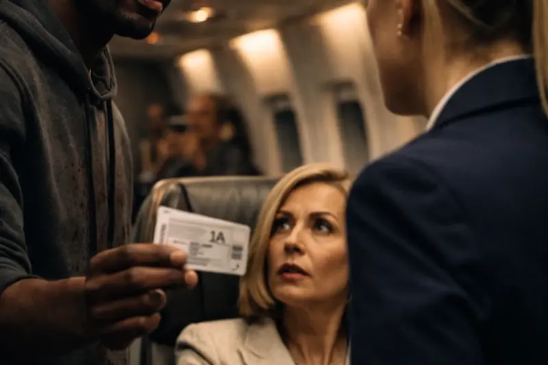 He Let Her Steal His Seat. She Had No Idea She Was Sitting on the Biggest Secret in the Sky.