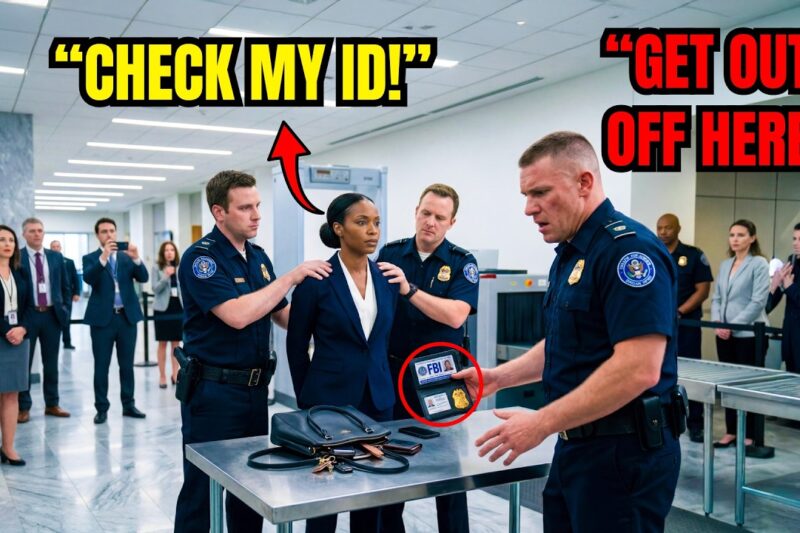 Security Hit Black Woman at Checkpoint — Then Peed Himself When Her FBI Badge Fell Out