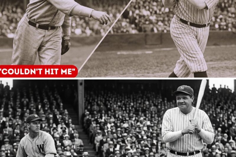 “Babe Ruth Was Challenged By Pitcher Who Threw At His Ribs — What Happened Next Made History”
