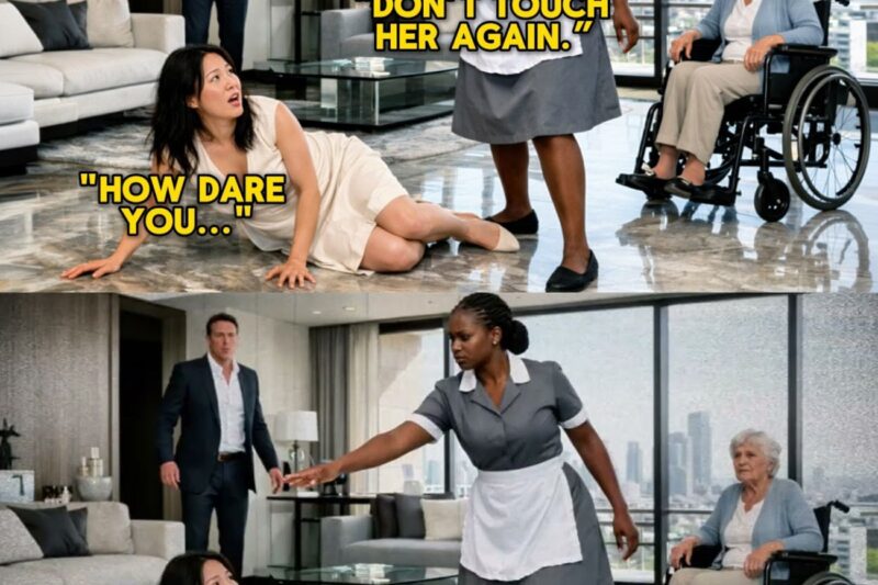 (1) “Don’t Touch Her Again” — The Black Maid Attacked The Billionaire’s Fiancée 