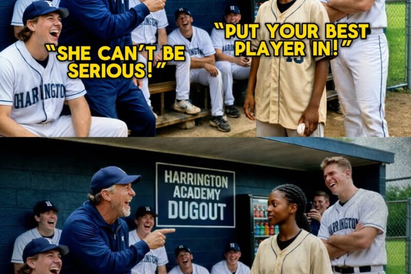 (1) Black Girl Told Coach “I Can Strike Him Out in 3 Pitches” — Crowd Laughed Until She Won the Game 