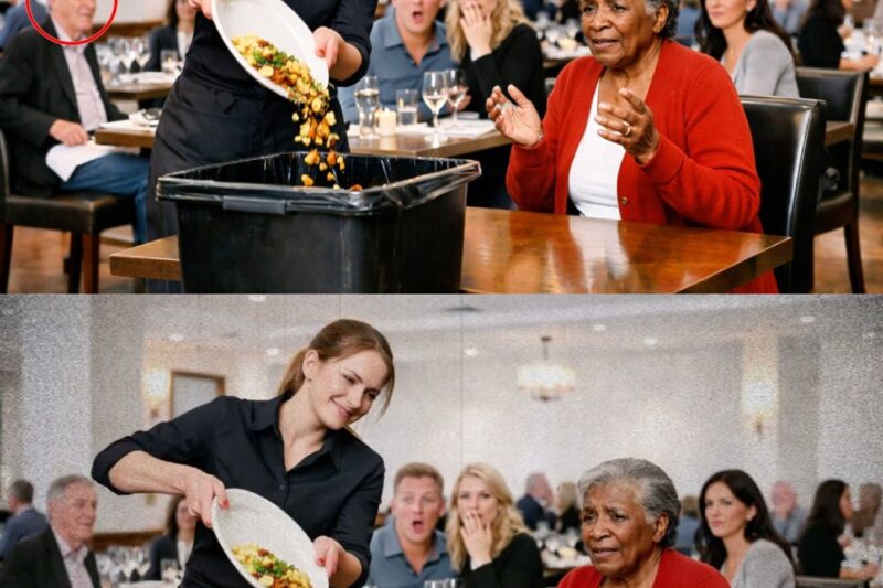 (1) She Threw The Black Old Woman’s Food In The Trash as a ‘JOKE’— Then A Convoy Pulled Up 
