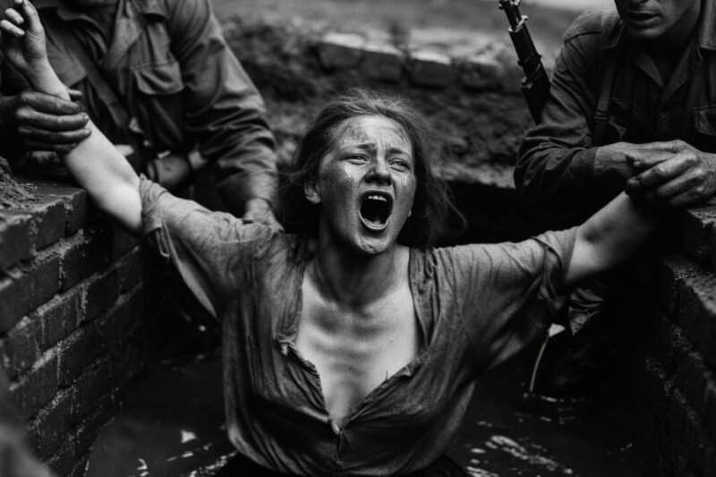 The Cruel Pit – Where German Soldiers Forced Soviet Women to Beg for Death