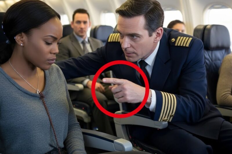 Black Woman Slept On The Plane – Until The Captain Asked TERRIFIED: “Any Fighter Pilot On Board?”