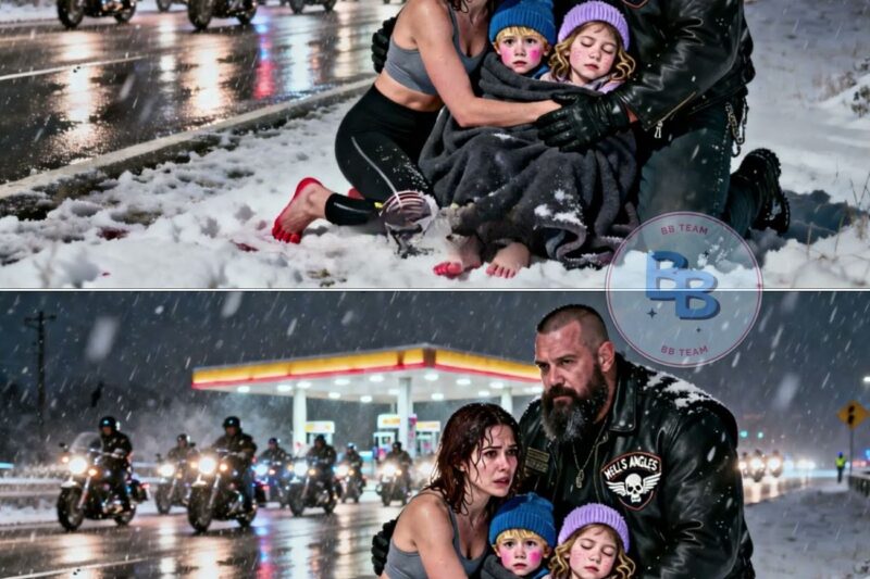 Mother Gave Her Clothes to Save Kids in Blizzard — Hours Later 600 Hells Angels Hunted Down the…
