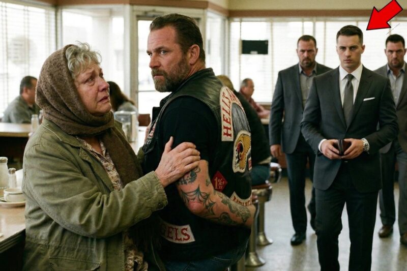 “Don’t Let Them Take Me” Old Lady Grabbed the BIKERS Arm — He Discovered The Shocking Truth