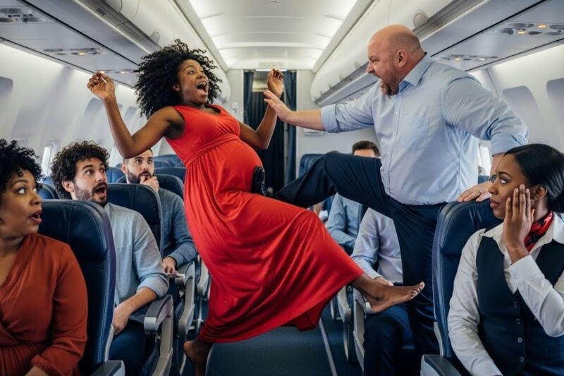 Racist Man Kicks Pregnant Black Woman — Then Freezes When Her FBI Badge Falls Out
