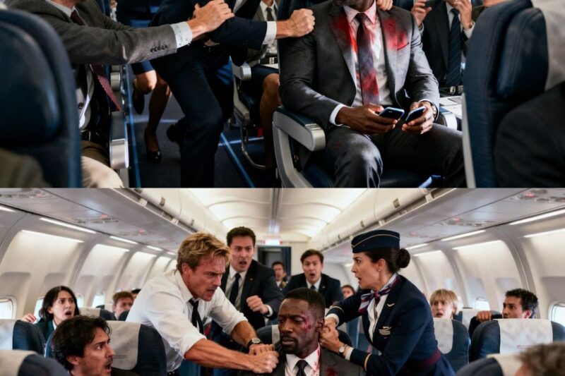White Passenger Beats Black CEO Bloody — Minutes Later, He Shuts Down the Entire Airline