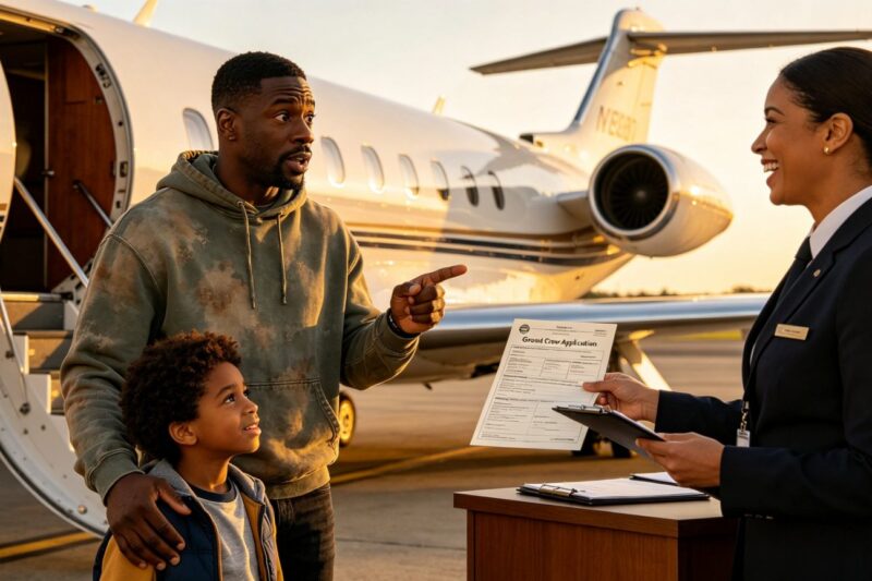1 Desk Agent Gave Me A Janitor Form. 10 Minutes Later She Fueled My Jet