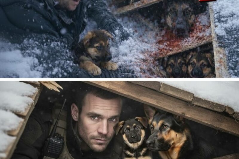 In a Blizzard, a Puppy Ran to a Navy SEAL for Help — No One Expected This