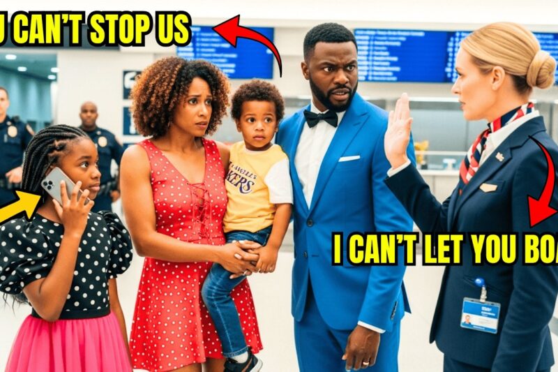 Black Family Stopped at Airport Gate for No Reason — One Call Changes Everything Instantly