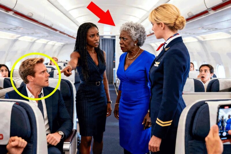 Racist Passenger Steals Elderly Black Woman’s First Class Seat — Then a Brave Little Girl Steps In