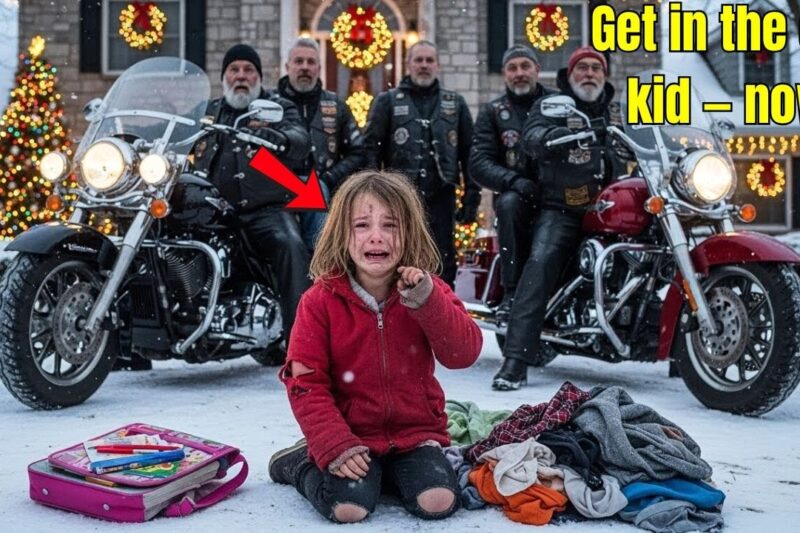 “Left Crying in the Snow — 200 Hells Angels Rode In To Give Her Christmas.”