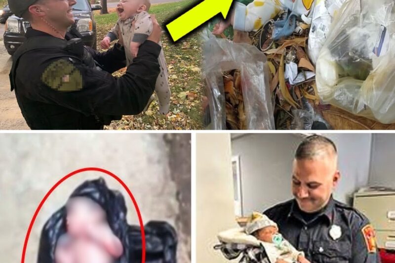 A police officer FOUND a crying baby in a dumpster and rescued her. Years later, he had a surprise