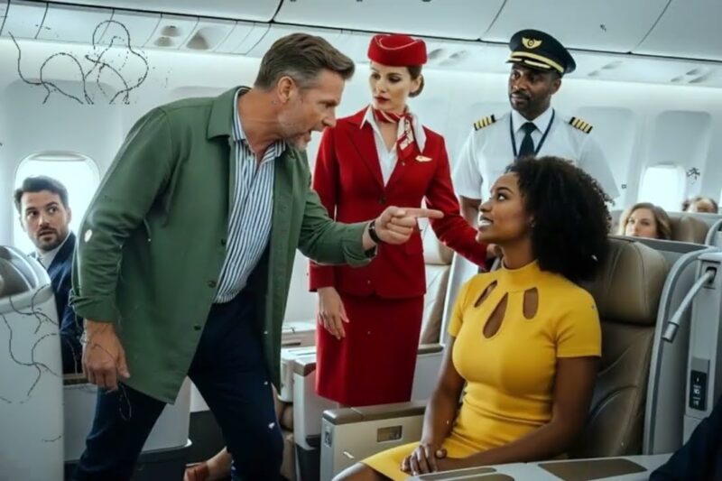 Arrogant Passenger Refuses to Sit Next to Black Woman — Then the Captain Makes a Shocking Announceme