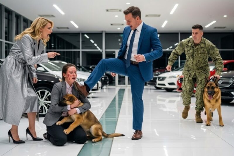 They Humiliated a Poor Saleswoman and Her Puppy—Then a Navy SEAL Stepped Out and Everything Changed