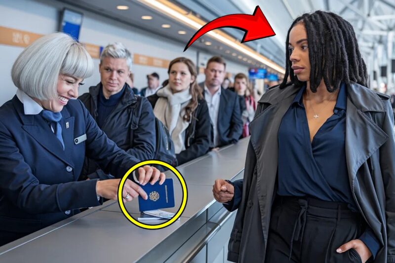 Smiling Agent Rips Black Girl’s Passport at Counter — What She Pulls Out Makes All Step Back in Fear