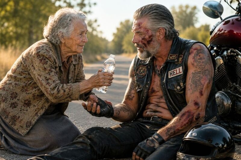Old Woman Helped a Wounded Hells Angel — Then 89 Bikers Showed Up at Her House