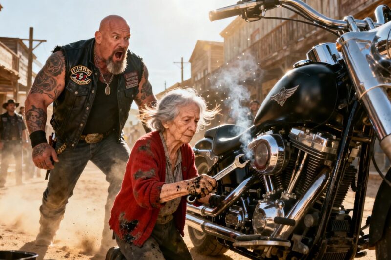 Elderly Woman Fixed Bikers’ for Free — Next Morning 400 Hells Angels Built Her New House