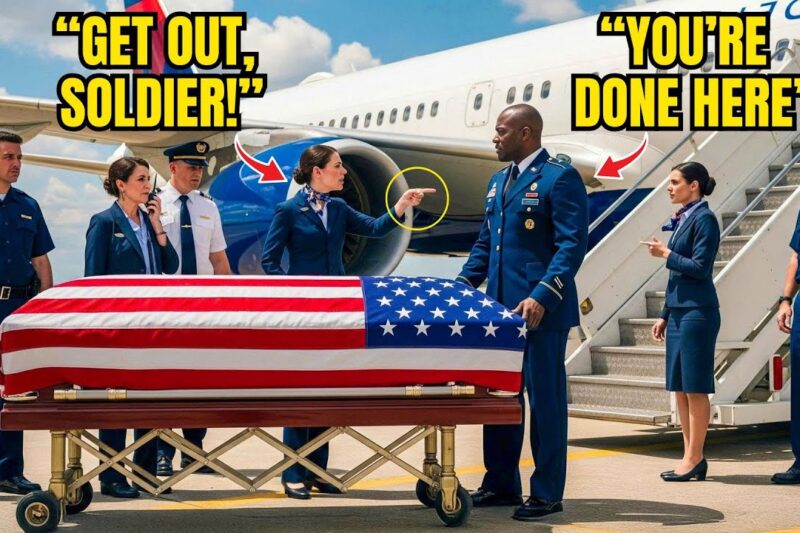 Flight Attendant Blocked a Black Colonel With a Soldier’s Casket — Hours Later Entire Crew Got Fired
