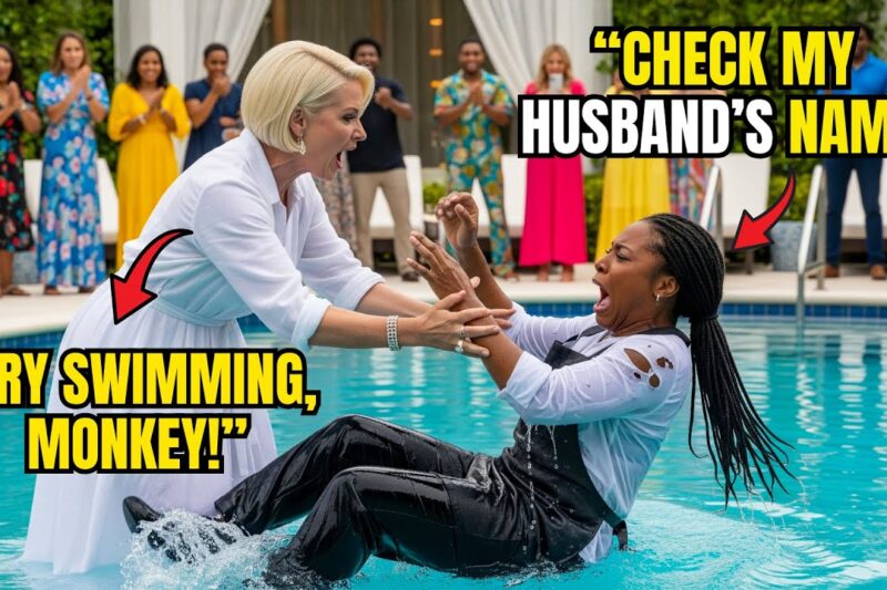 Black Waitress Shoved Into Pool by White Guests —Moments Later, Her Husband Bought the Entire Hotel