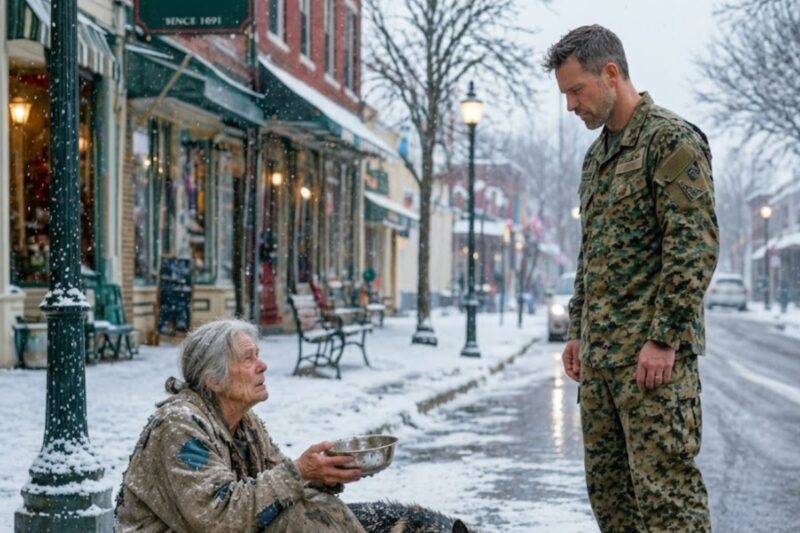 He Returned From Duty Expecting a Welcome Home—But Found His Mother Homeless With His Dog